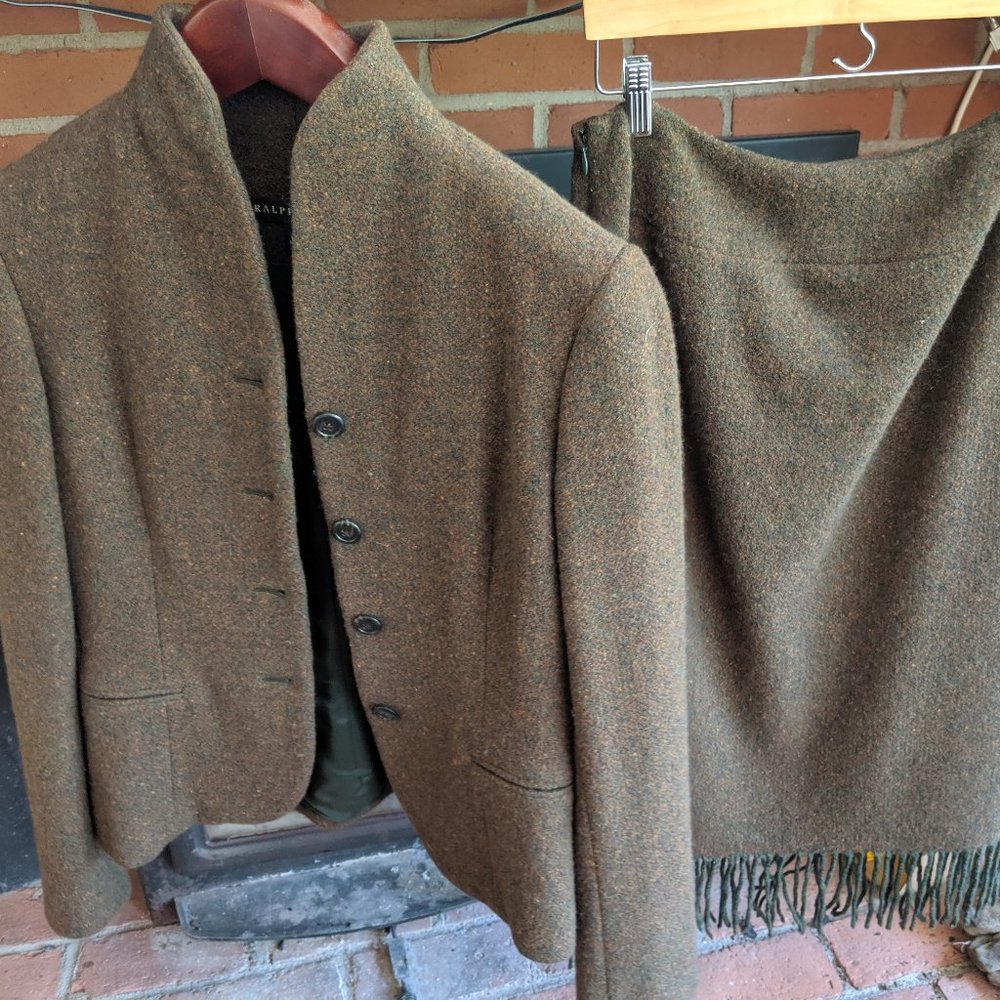 Ralph Lauren wool / cashmere blend suit. Stunning